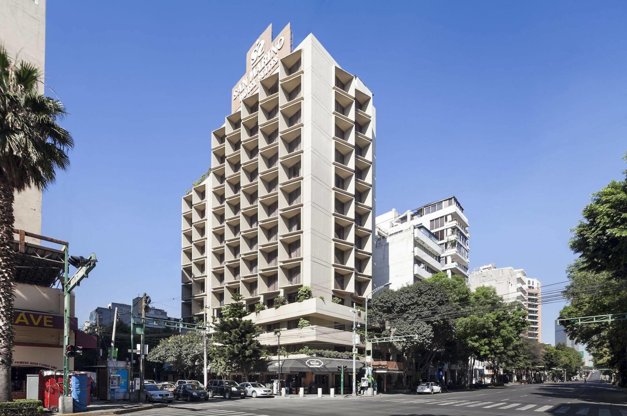 เอ็กเซ สวีท ซาน มารีโน Aparthotel เม็กซิโกซิตี้ ภายนอก รูปภาพ The hotel in 2018